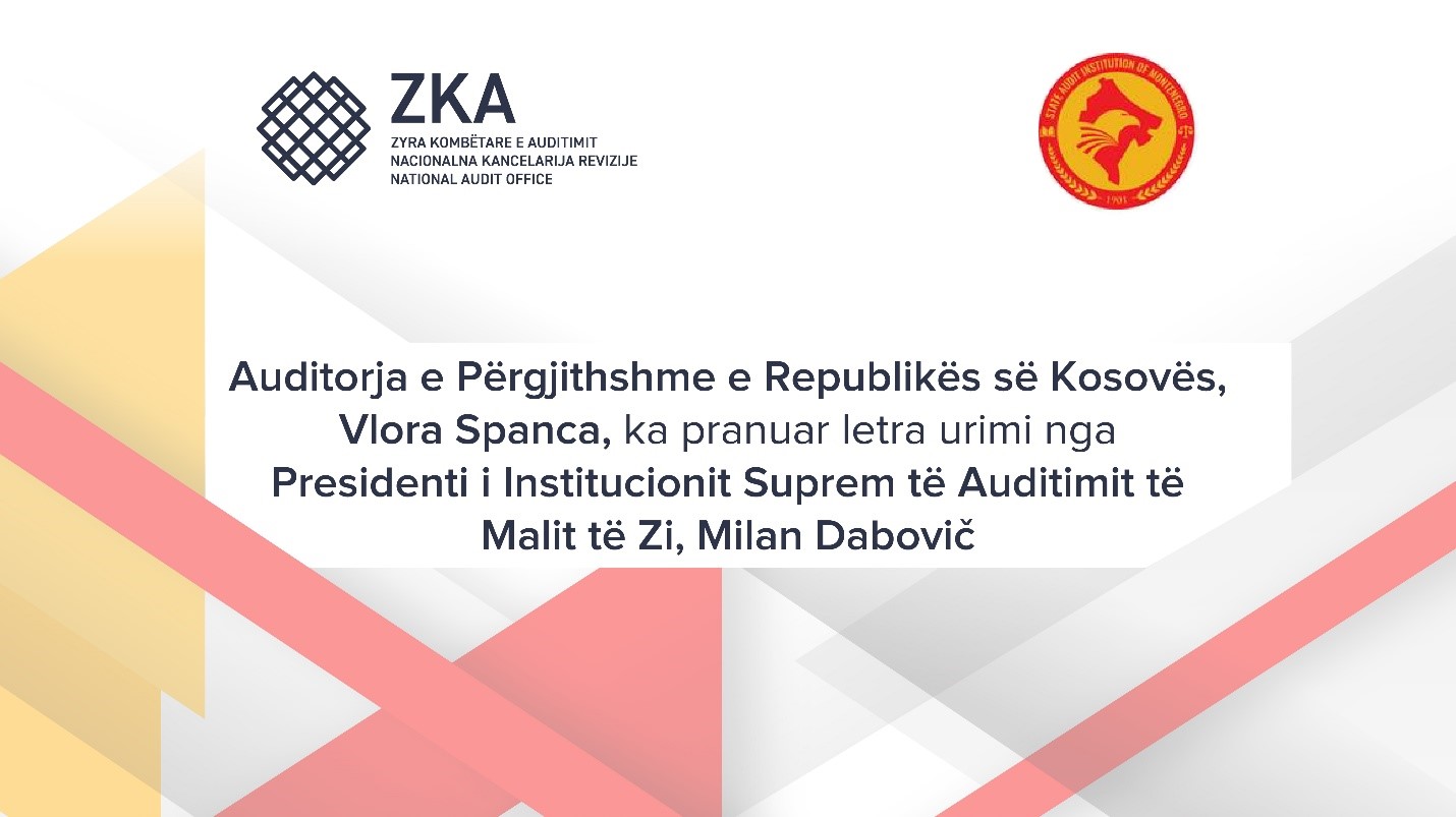 Auditorja e Përgjithshme pranon letër urimi nga homologu i Malit të Zi